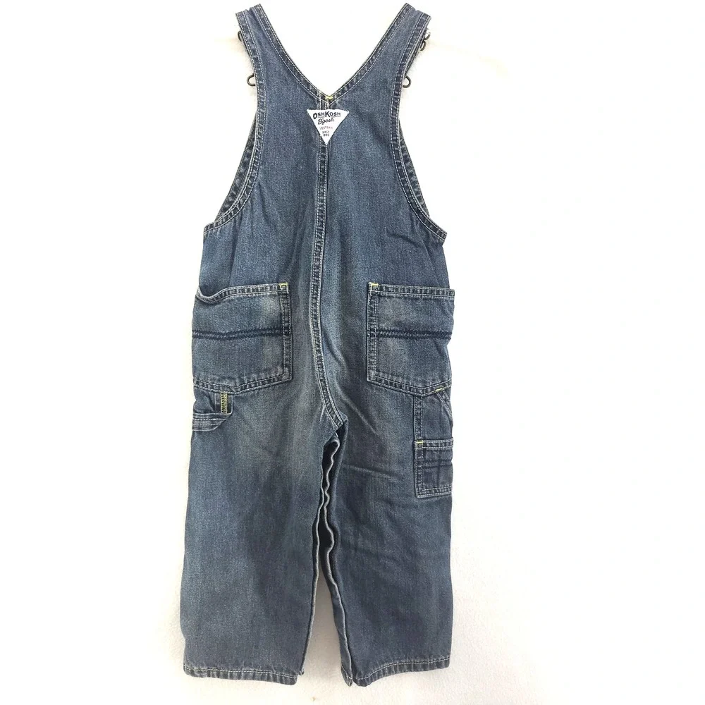 OshKosh B'gosh Denim Overalls Baby 24 Mos Cotton Traditional Babywear